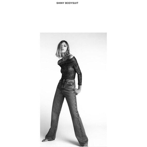 ZARA Shiny Bodysuit - Picture 1 of 3